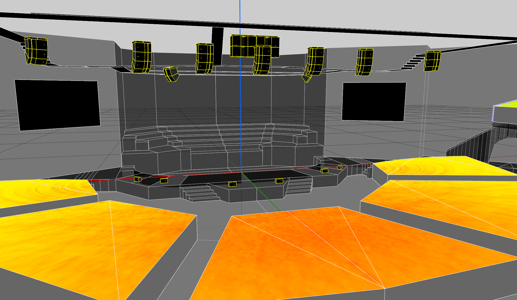 3D Model of sound system set up by L-Acoustics at the Mount Paran Church, Atlanta