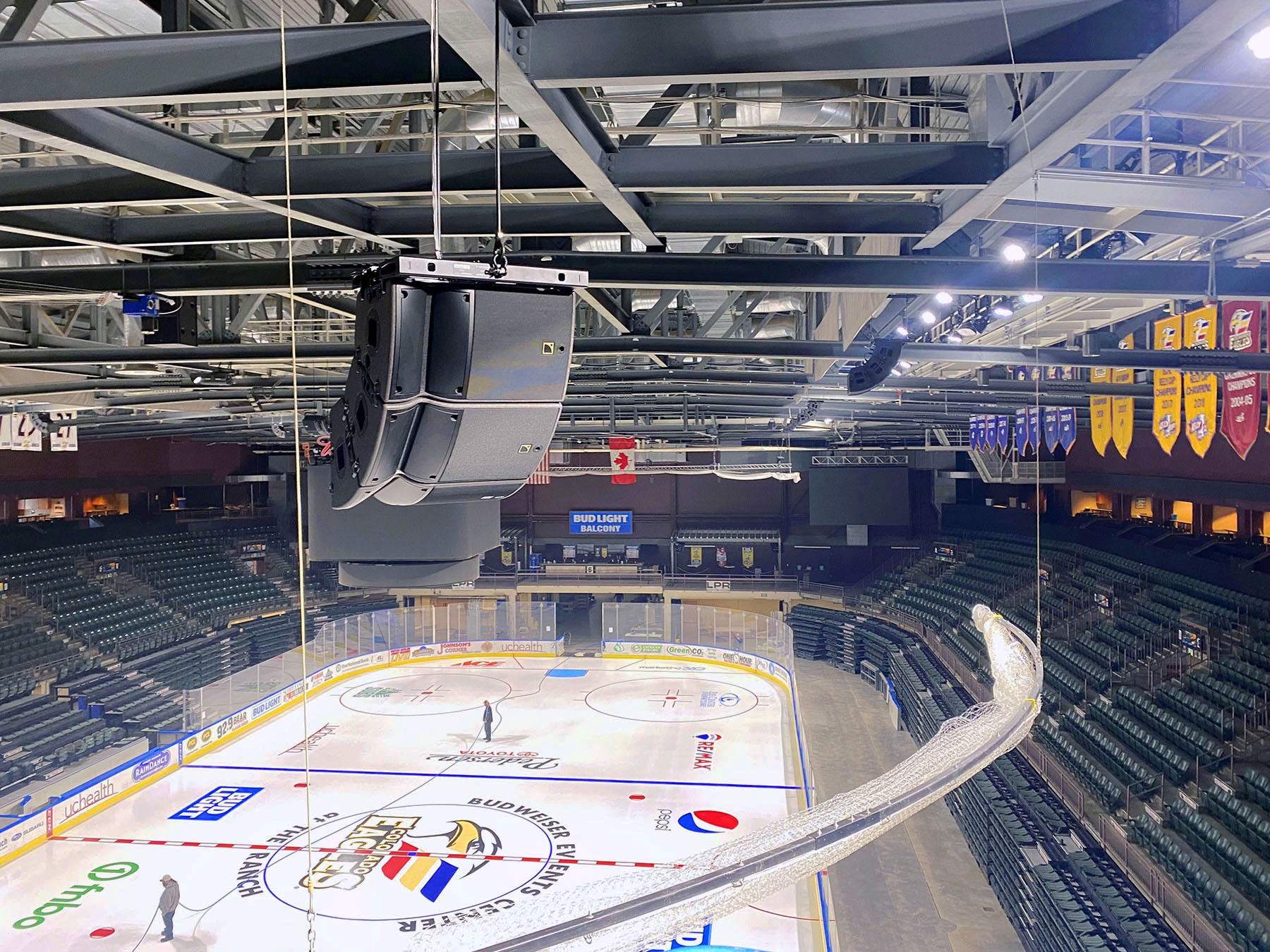 Photo: Budweiser Events Center's L-Acoustics Sound System