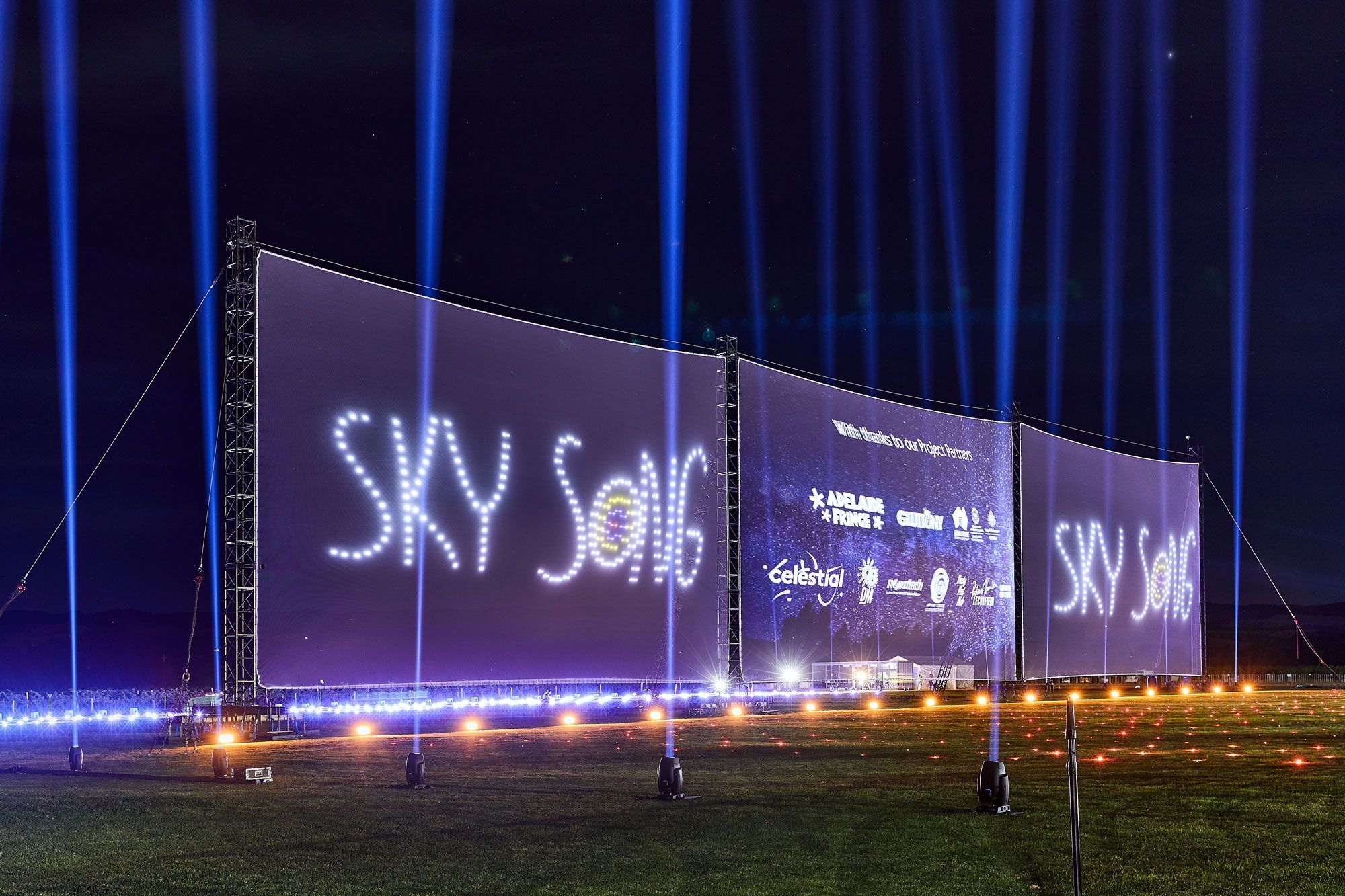 Novatech Designs ‘Invisible’ L-Acoustics Syva for Adelaide Fringe Sky Song Drone Spectacular featured image