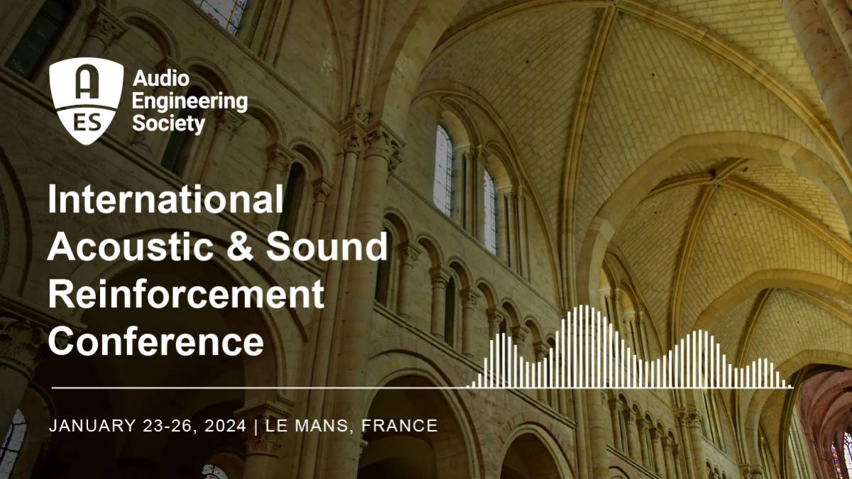 L-Acoustics is Platinum Sponsor of January 2024 AES International in Le Mans France featured image