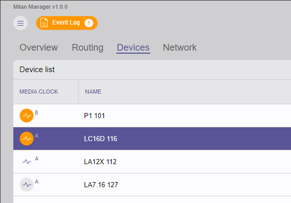 Device filtering