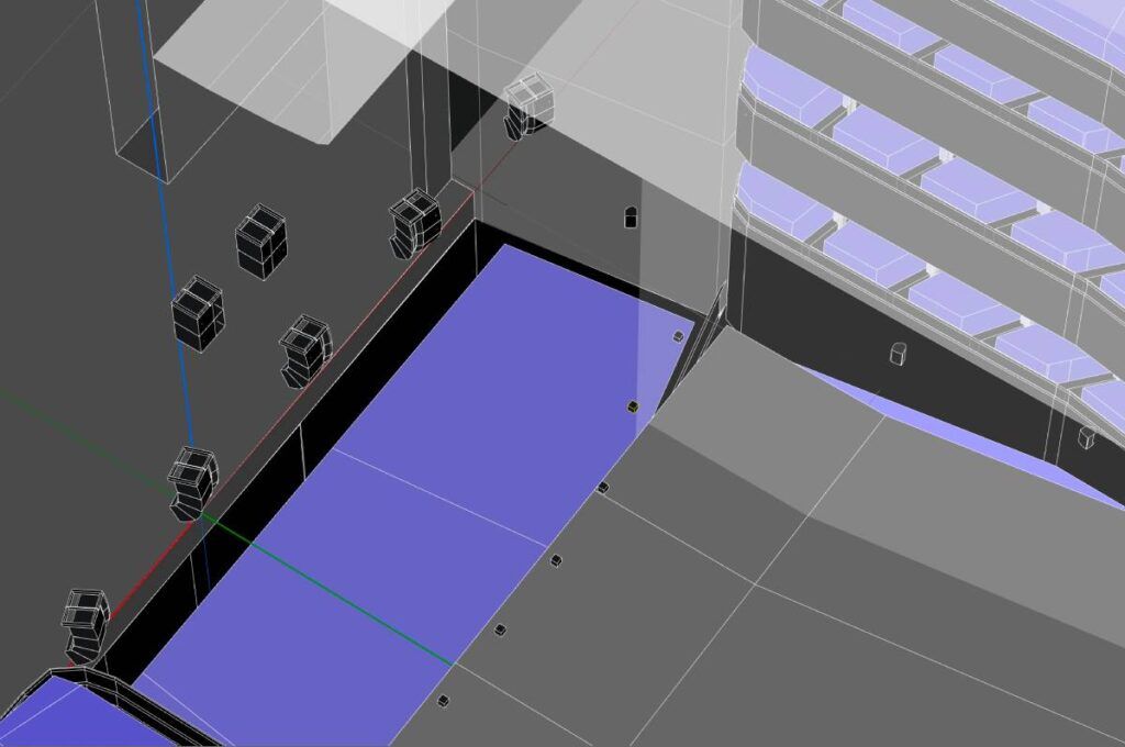 L-Acoustics Soundvision 3D simulation software precisely calculated live audio coverage requirements