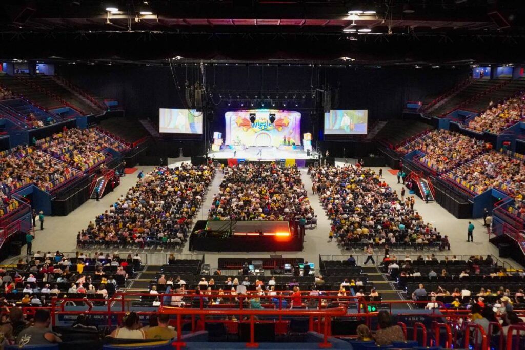 Brisbane Sound Group applied their L Series training at the Brisbane Entertainment Centre for The Wiggles' performance