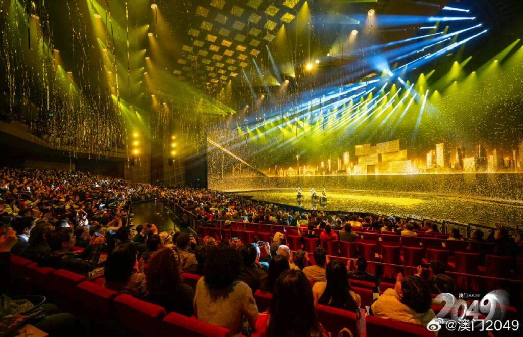 The Macau 2049 show in the MGM Theater presented in L-ISA Hyperreal Immersive Sound