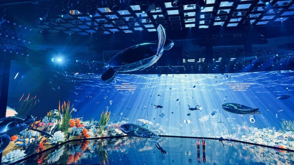 The MGM Theater is equipped with advanced show technology and a 19.1 L-ISA immersive sound system for Macau 2049