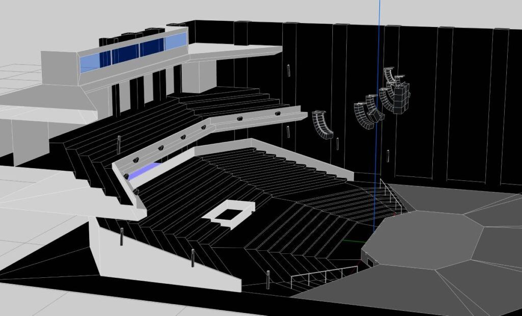 Audiences in the MGM Theater experience an object-localized spatial audio with L-ISA Hyperreal Immersive Sound technology