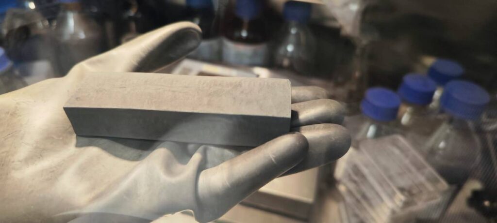 A recycled magnet from MagREEsource produces 91% less carbon dioxide than traditionally manufactured magnets