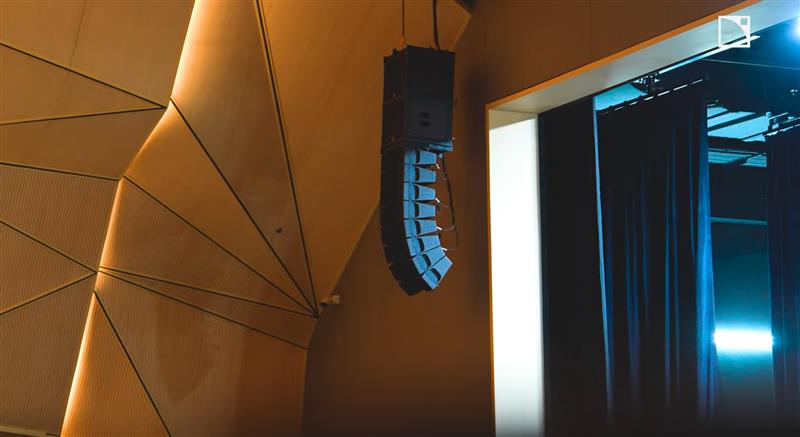 Kiva hang at ISB Theater is part of thier professional sound system..