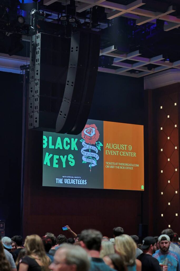 “Our coverage has gotten a lot better thanks to the quality and tonality of the speakers,” says Borgata A1 David Frank (photo credit: Tom Briglia)