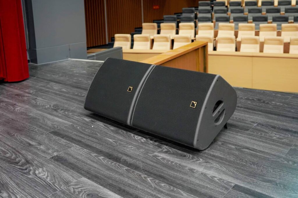 L-Acoustics X12 professional sound system provides performers with pristine clarity for audio foldback in the Gongzhuling Grand Theatre