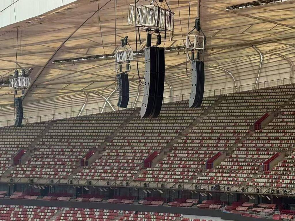 L-Acoustics L2 performed delay duties at the Beijing National Stadium