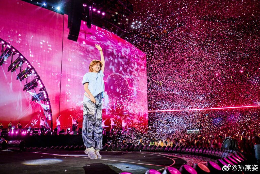 An L-Acoustics multi-zone configuration elevated intimate musical performances by Sun Yanzi in the massive Beijing National Stadium