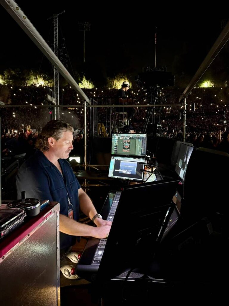 “FOH Engineer Cam Trewin’s output is exceptionally controlled and consistent,” says Systems Engineer Johnny Keirle