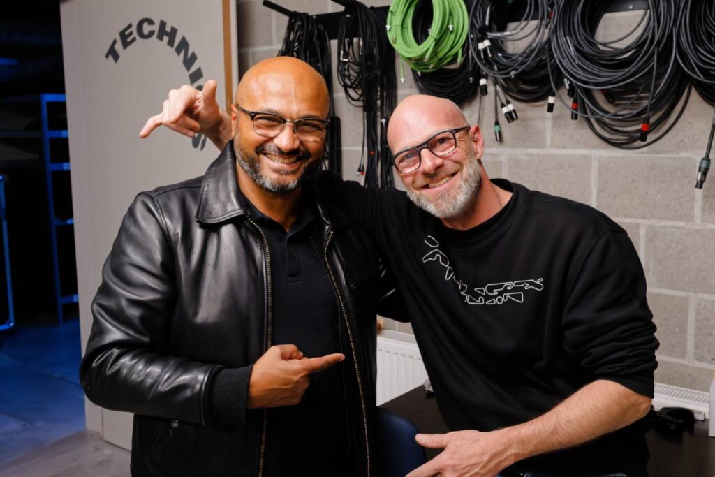 Left: Louis Lukusa, CEO, XLR. Right: Oliver Houttekiet, Technical Director at Wintercircus