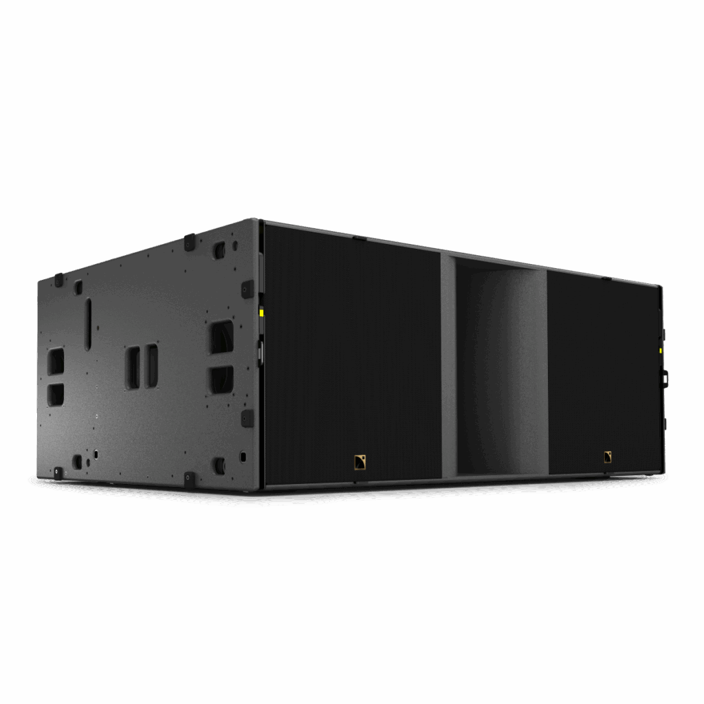 The flagship L-Acoustics CS1 cardioid subwoofer delivers peak SPL of 150 dB down to 25 Hz