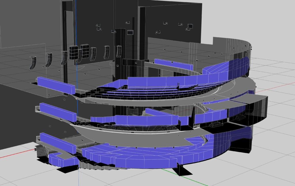 A soundvision file of the L-Acoustics L-ISA set up in the 1,501-seat opera theatre